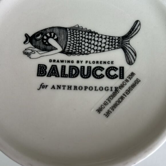 Anthropologie Florence Balducci Monogram D for Dog Fashionista Coffee Mug Cup - Picture 8 of 9